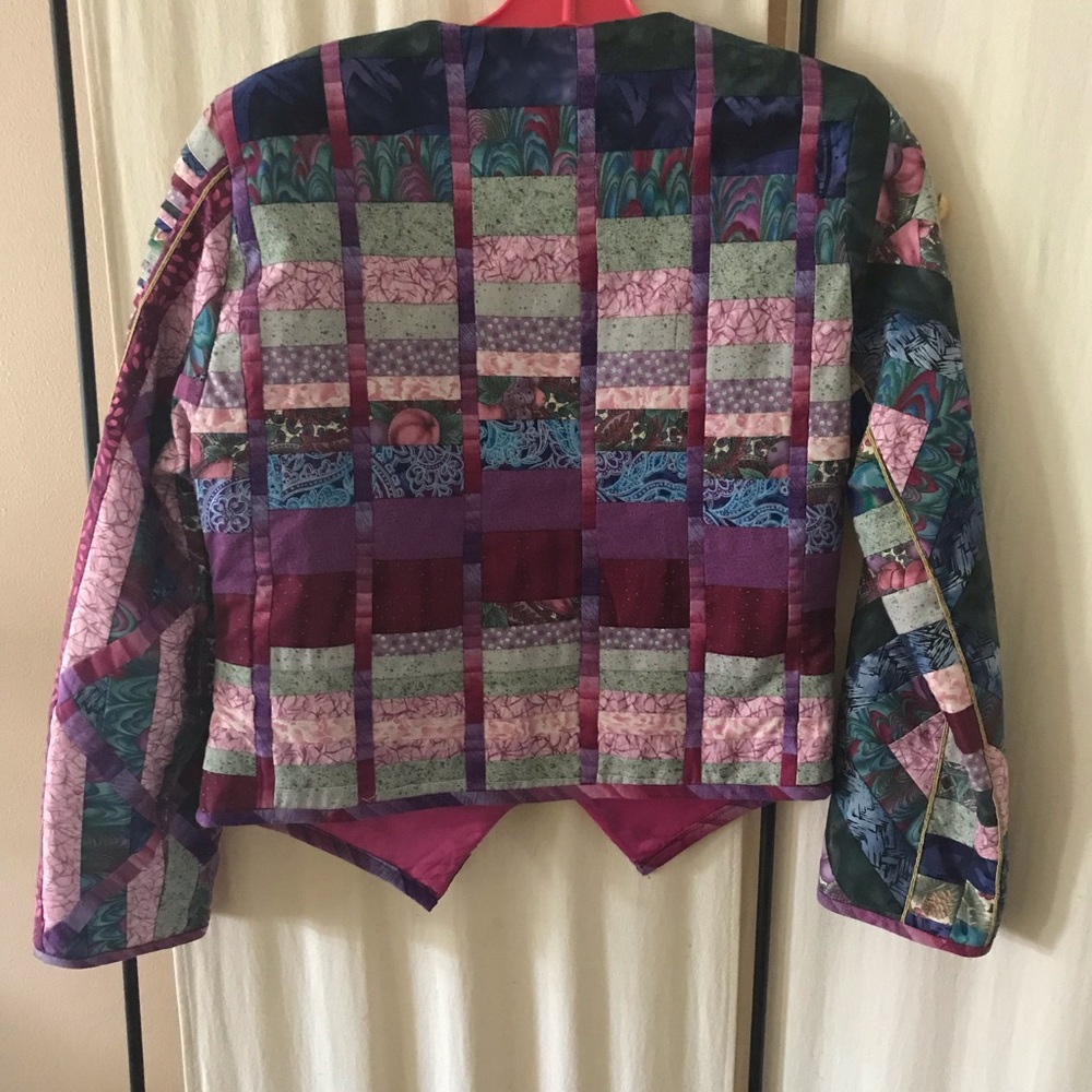 90’s Boho Patchwork Custom Jacket Ooak - image 6
